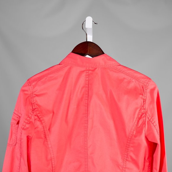J. Crew Women's Peach Jacket Casual Designer Spring Outdoor Hiking Long Sleeve S - Picture 11 of 11